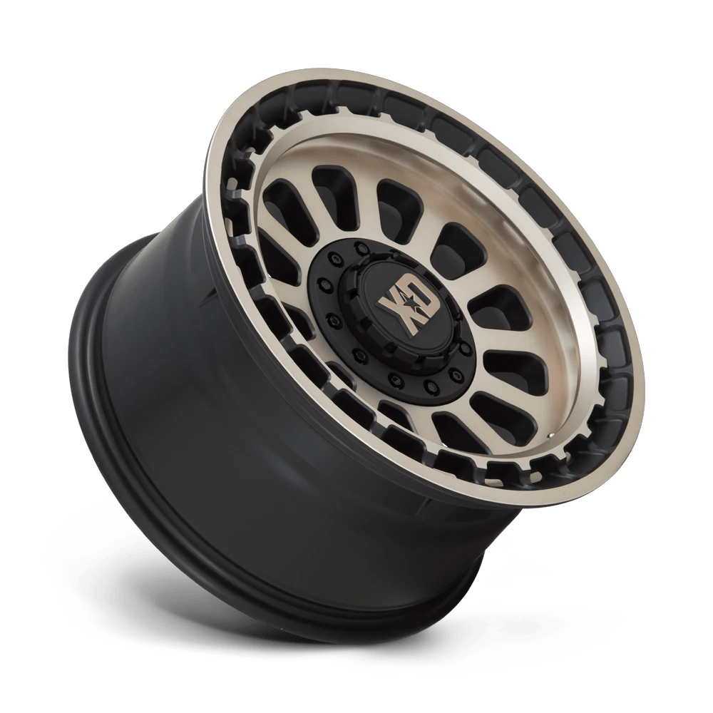17x9 XD Series XD856 Omega Satin Black W/ Bronze Tint Wheel 5/6 Lug Blank (18mm)