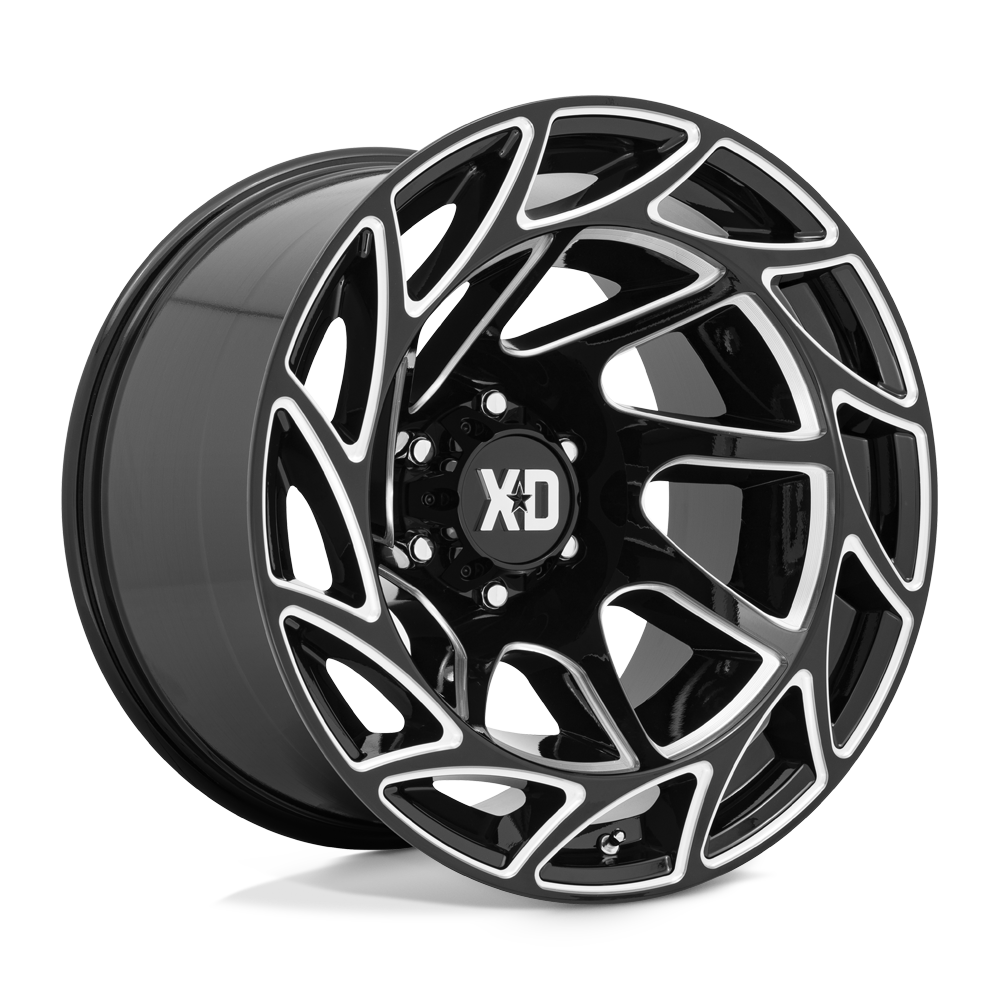 20x12 XD XD860 Onslaught Gloss Black Milled Wheel 6x5.5 (-44mm)
