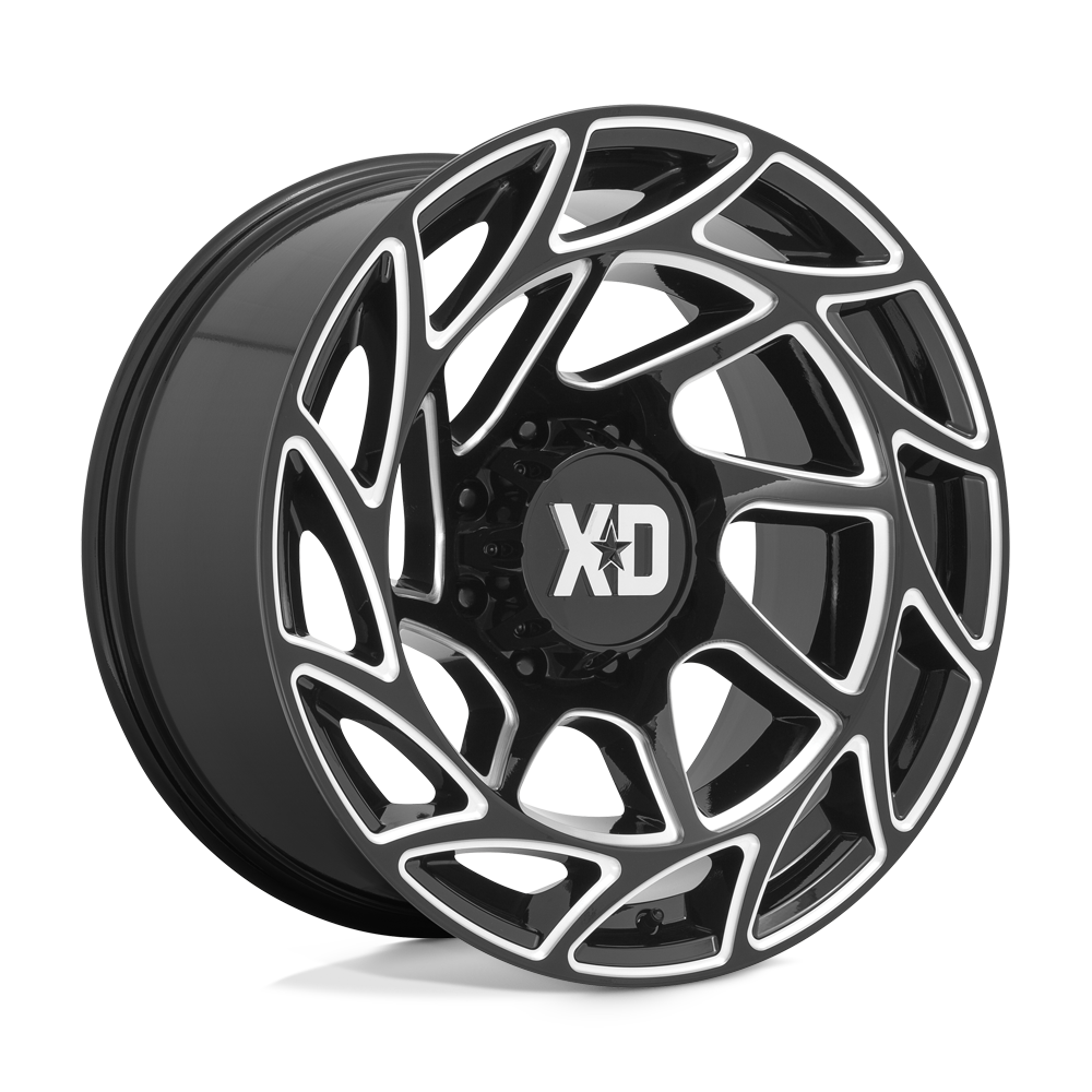 20x10 XD XD860 ONSLAUGHT Gloss Black Milled Wheel 8x170 (-18mm)