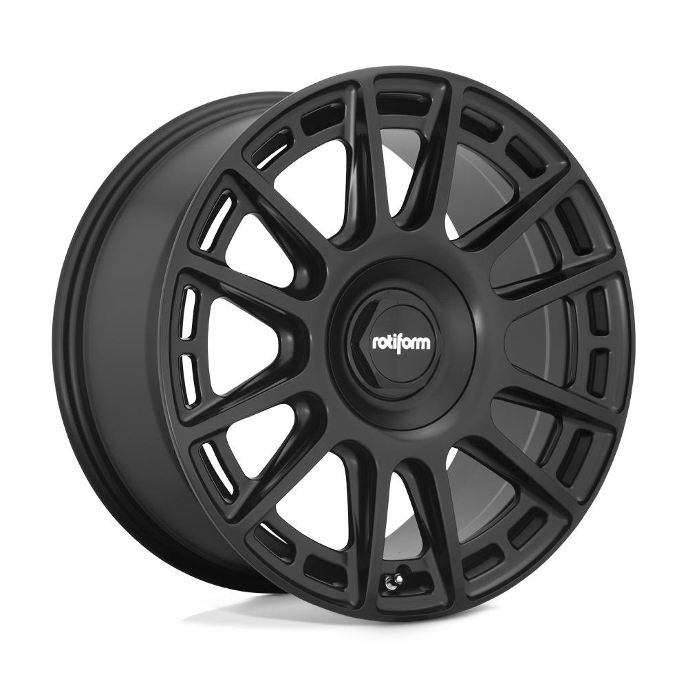 18x8.5 Rotiform R159 OZR MATTE BLACK Wheel 5x100/5x112 (45mm)