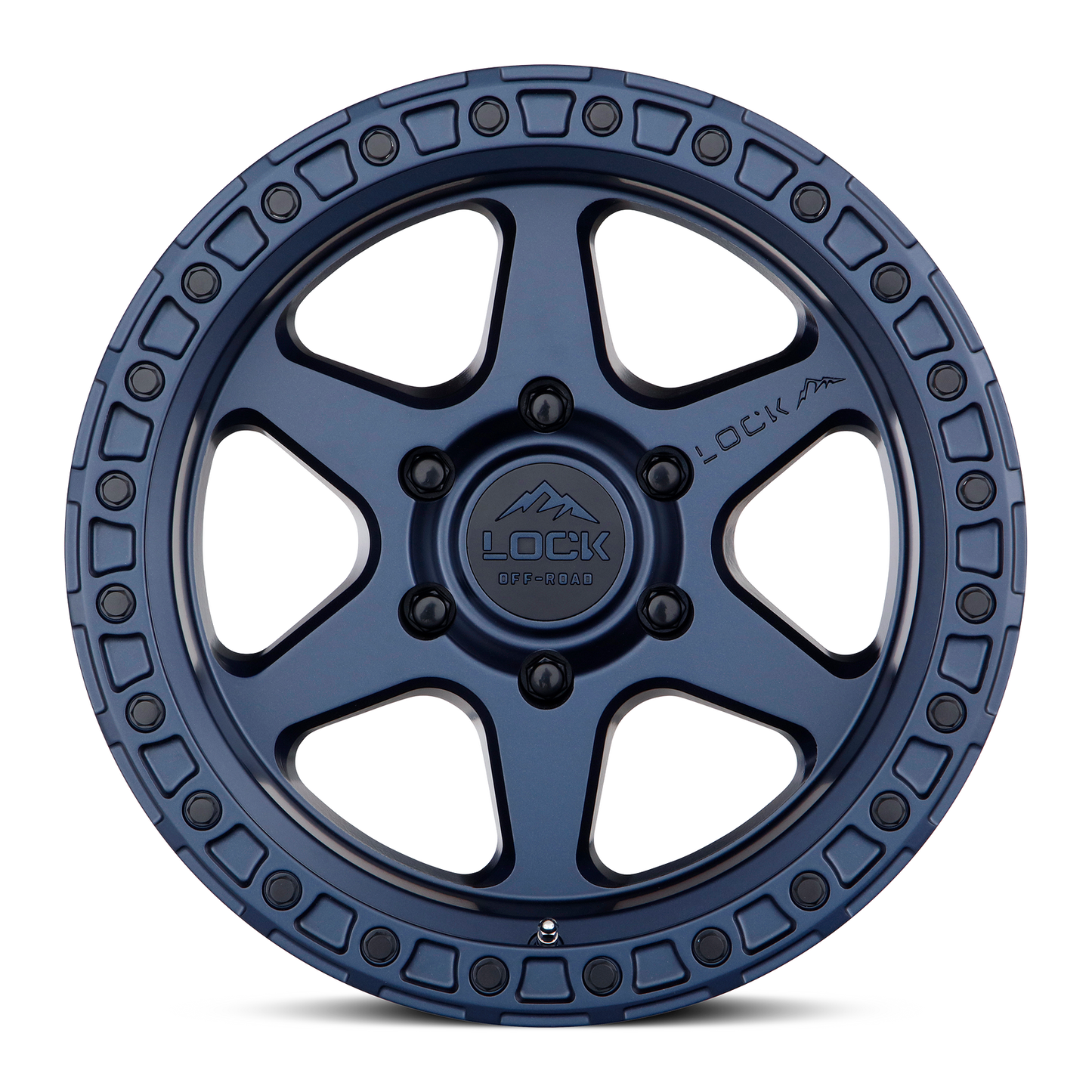 17x9 Lock Off-Road Olympus Matte Blue Wheel 5x5 (-12mm)
