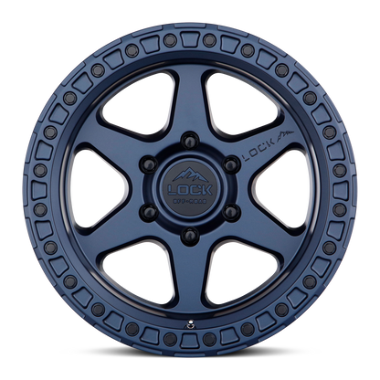 17x9 Lock Off-Road Olympus Matte Blue Wheel 5x5 (-12mm)