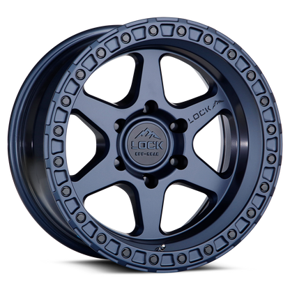 17x9 Lock Off-Road Olympus Matte Blue Wheel 5x5 (-12mm)