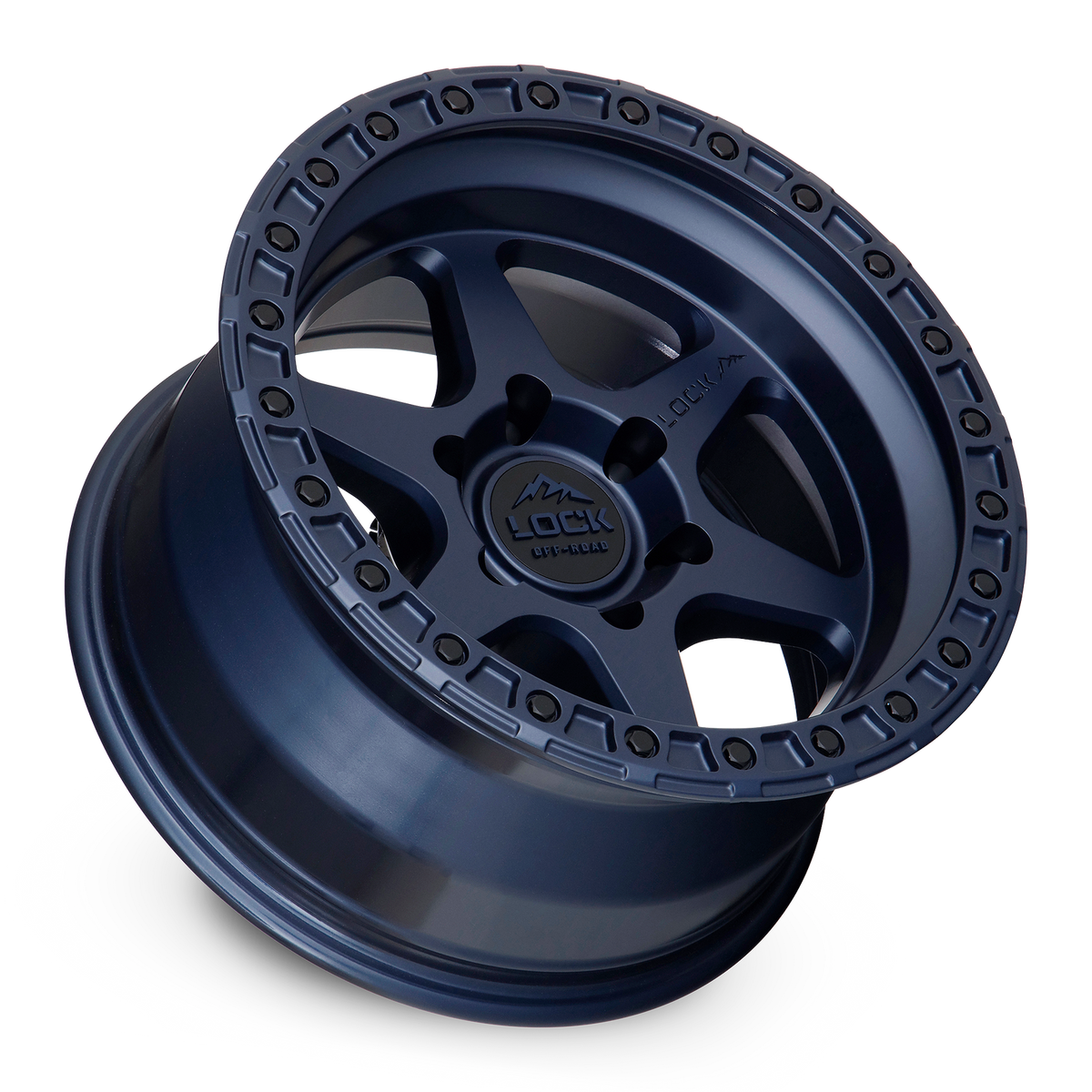 17x9 Lock Off-Road Olympus Matte Blue Wheel 6x5.5 (-35mm)