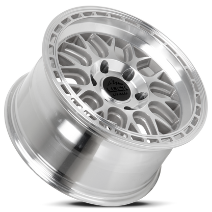 17x9 Lock Off-Road Onyx Machine With Clear Coat Wheel 6x5.5 (1mm)