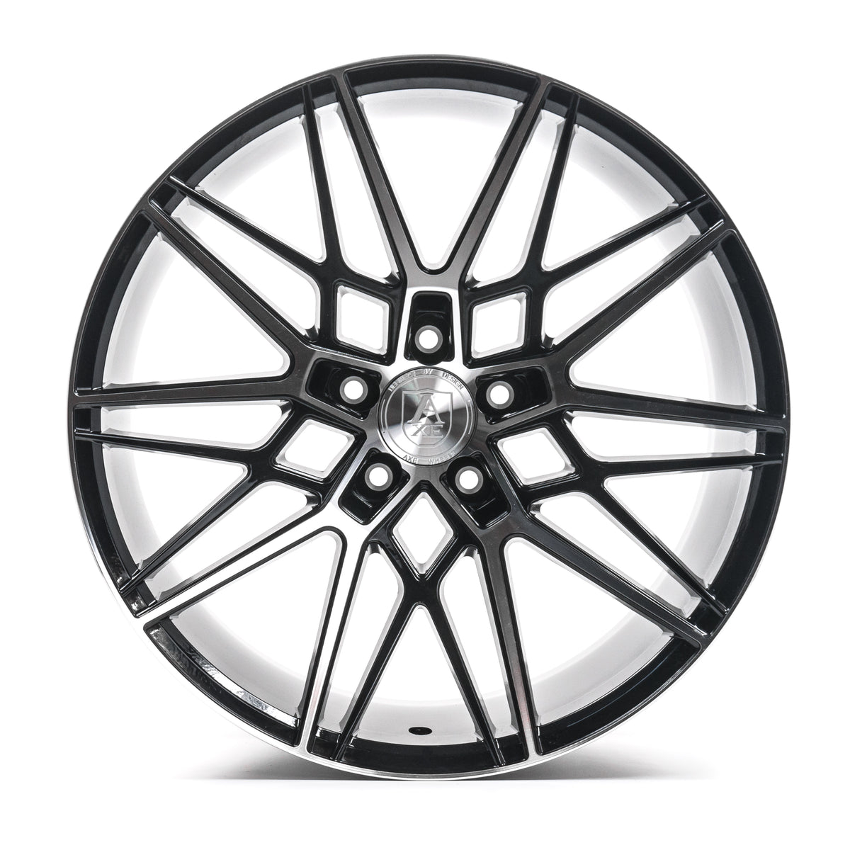 20x11 Axe CF1 Black And Polished Face Wheel Blank (48mm)