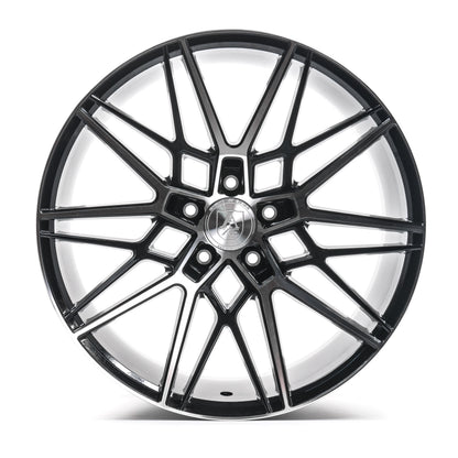 20x11 Axe CF1 Black And Polished Face Wheel Blank (48mm)