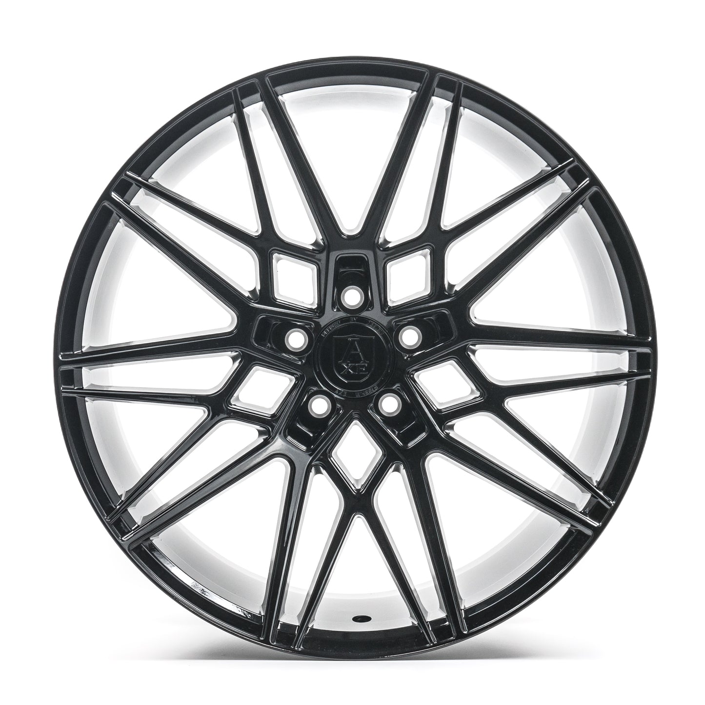 20x10.5 Axe CF1 Gloss Black Wheels 5x4.5 (42mm) Set of 4
