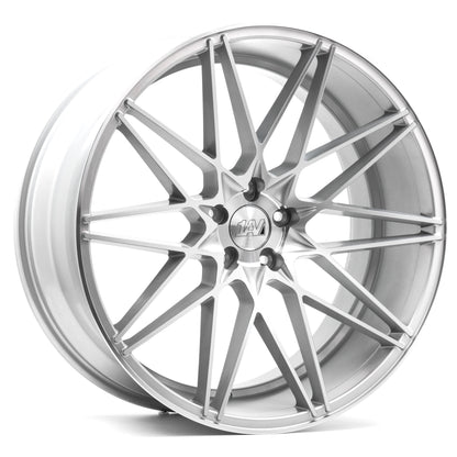 22x10.5 Axe ZX4 Silver Wheels 5x4.5 (25mm) Set of 4