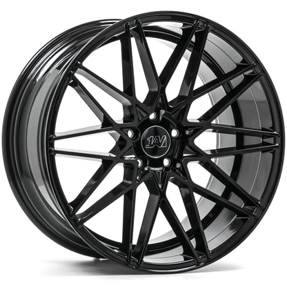 22x10.5 Axe ZX4 Gloss Black Wheels 5x115 (25mm) Set of 4