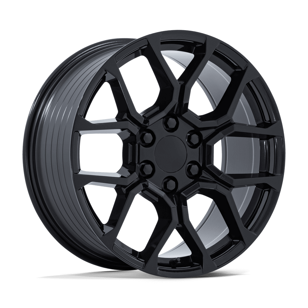 22x9 Performance Replicas PR233 Glossy Black Wheel 6x5.5 (28mm)