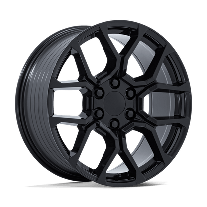 22x9 Performance Replicas PR233 Glossy Black Wheel 6x5.5 (28mm)
