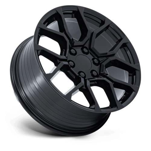 22x9 Performance Replicas PR233 Glossy Black Wheel 6x5.5 (28mm)