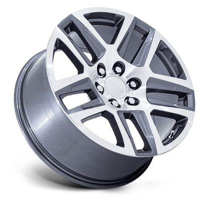20x9 Performance Replicas PR203 Gunmetal Machined Wheel 6x5.5 (28mm)