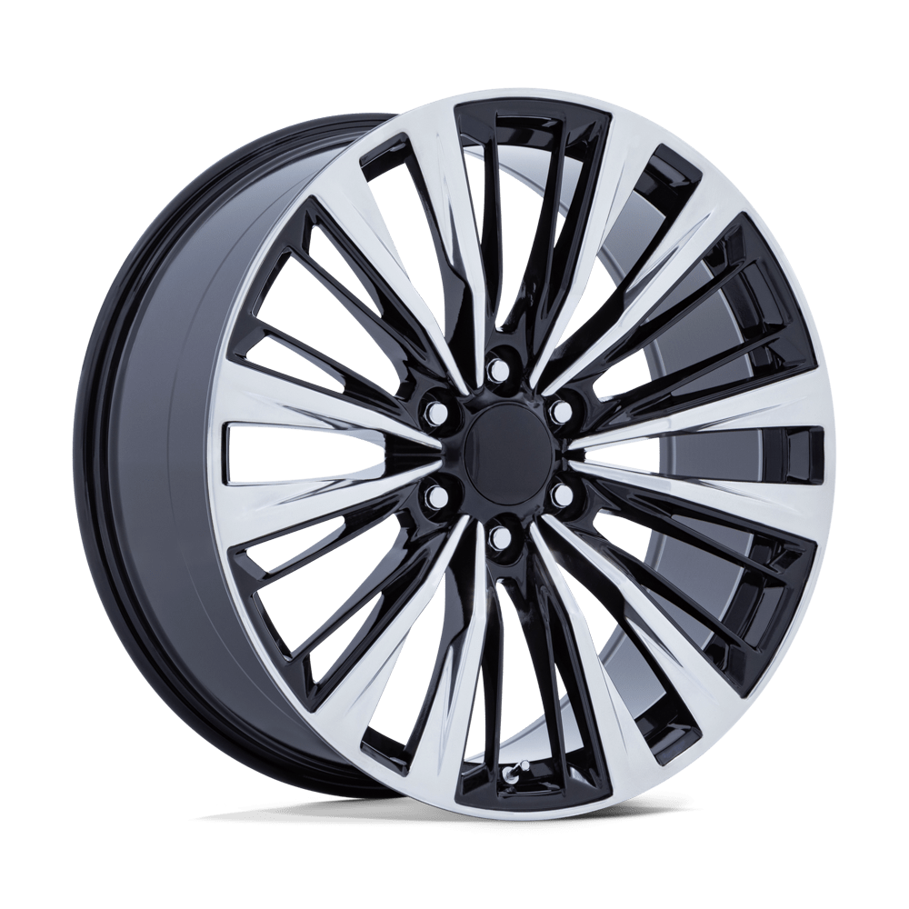24x10 Performance Replicas PR226 Gloss Black Polished Wheel 6x5.5 (31mm)