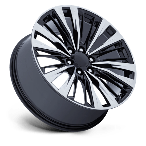 22x9 Performance Replicas PR226 Gloss Black Polished Wheel 6x5.5 (28mm)