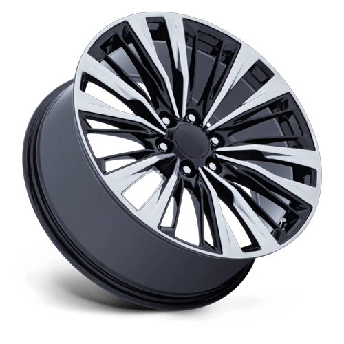 24x10 Performance Replicas PR226 Gloss Black Polished Wheel 6x5.5 (31mm)