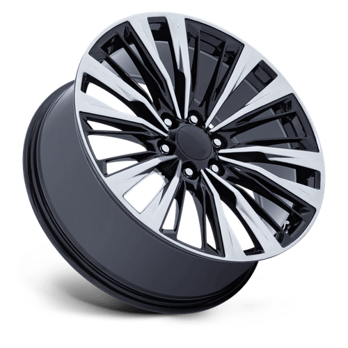 24x10 Performance Replicas PR226 Gloss Black Polished Wheel 6x5.5 (31mm)