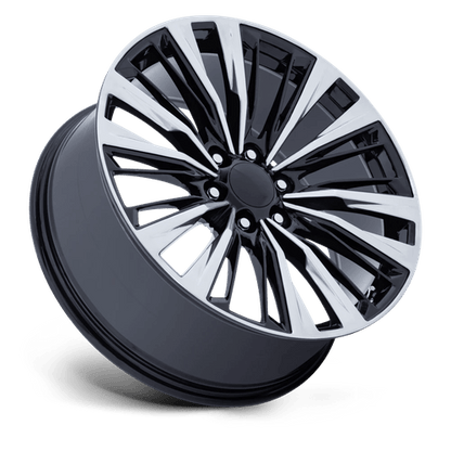 24x10 Performance Replicas PR226 Gloss Black Polished Wheel 6x5.5 (31mm)