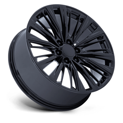 24x10 Performance Replicas PR226 Glossy Black Wheel 6x5.5 (31mm)