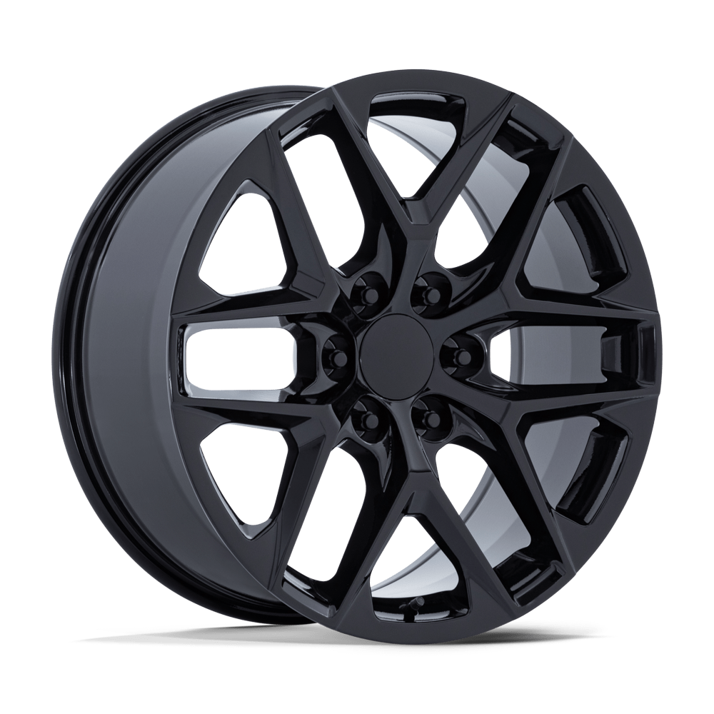 22x9 Performance Replicas PR229 Gloss Black Wheel 6x5.5 (28mm)