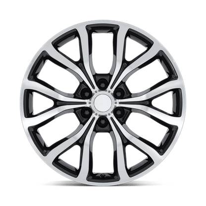 22x9.5 Performance Replicas PR230 Gloss Black Machined Face Wheel 6x135 (44mm)