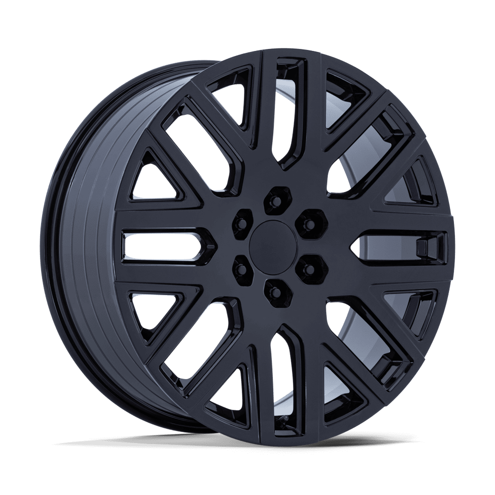 24x10 Performance Replicas PR231 Glossy Black Wheel 6x5.5 (31mm)