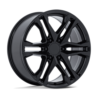 20x9 Performance Replicas PR238 Glossy Black Wheel 6x5.5 (24mm)