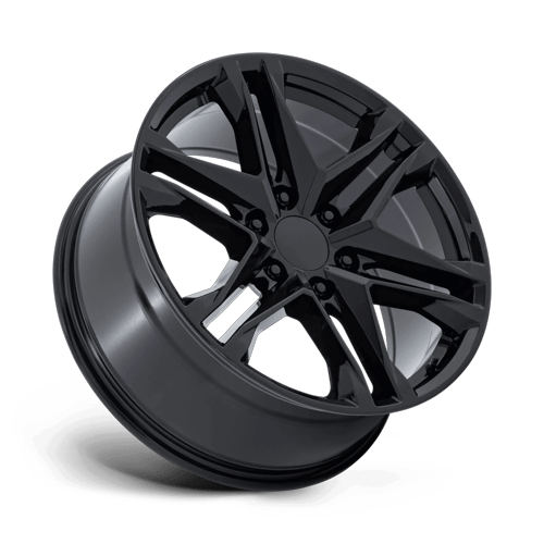 20x9 Performance Replicas PR238 Glossy Black Wheel 6x5.5 (24mm)