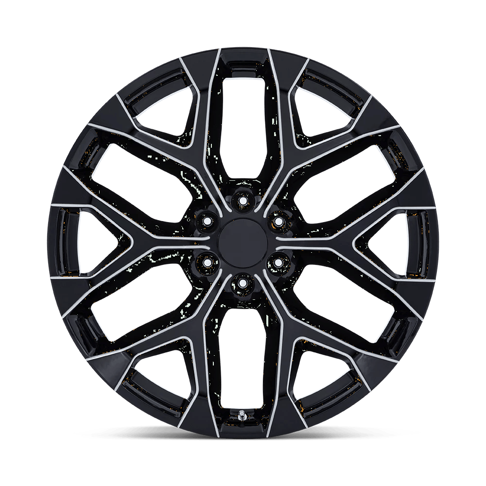 22x9 Performance Replicas PR177 Gloss Black Milled Wheel 6x5.5 (24mm)