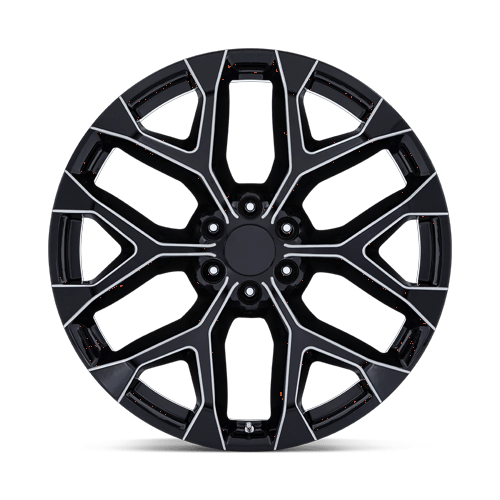 22x9 Performance Replicas PR177 Gloss Black Milled Wheel 6x5.5 (24mm)