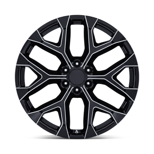 22x9 Performance Replicas PR177 Gloss Black Milled Wheel 6x5.5 (24mm)