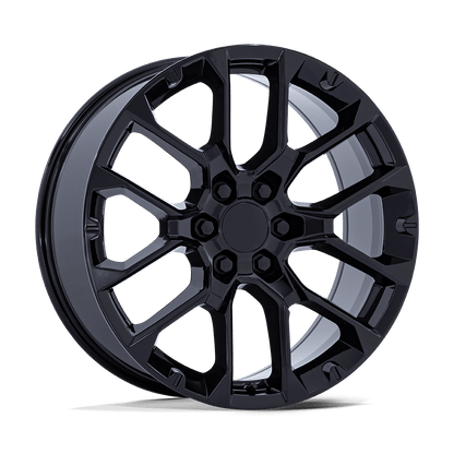 22x9 Performance Replicas PR224 Gloss Black Wheel 6x5.5 (28mm)