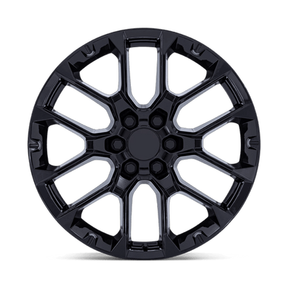 22x9 Performance Replicas PR224 Gloss Black Wheel 6x5.5 (28mm)