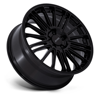 18x8 Petrol PE001 P1D Gloss Black Wheel 5x4.25 (40mm)