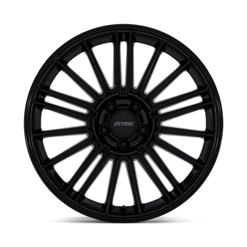 20x8.5 Petrol PE001 P1D Gloss Black Wheel 5x115 (40mm)
