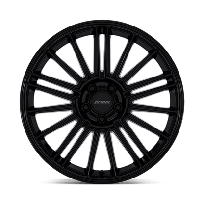 20x8.5 Petrol PE001 P1D Gloss Black Wheel 5x115 (40mm)