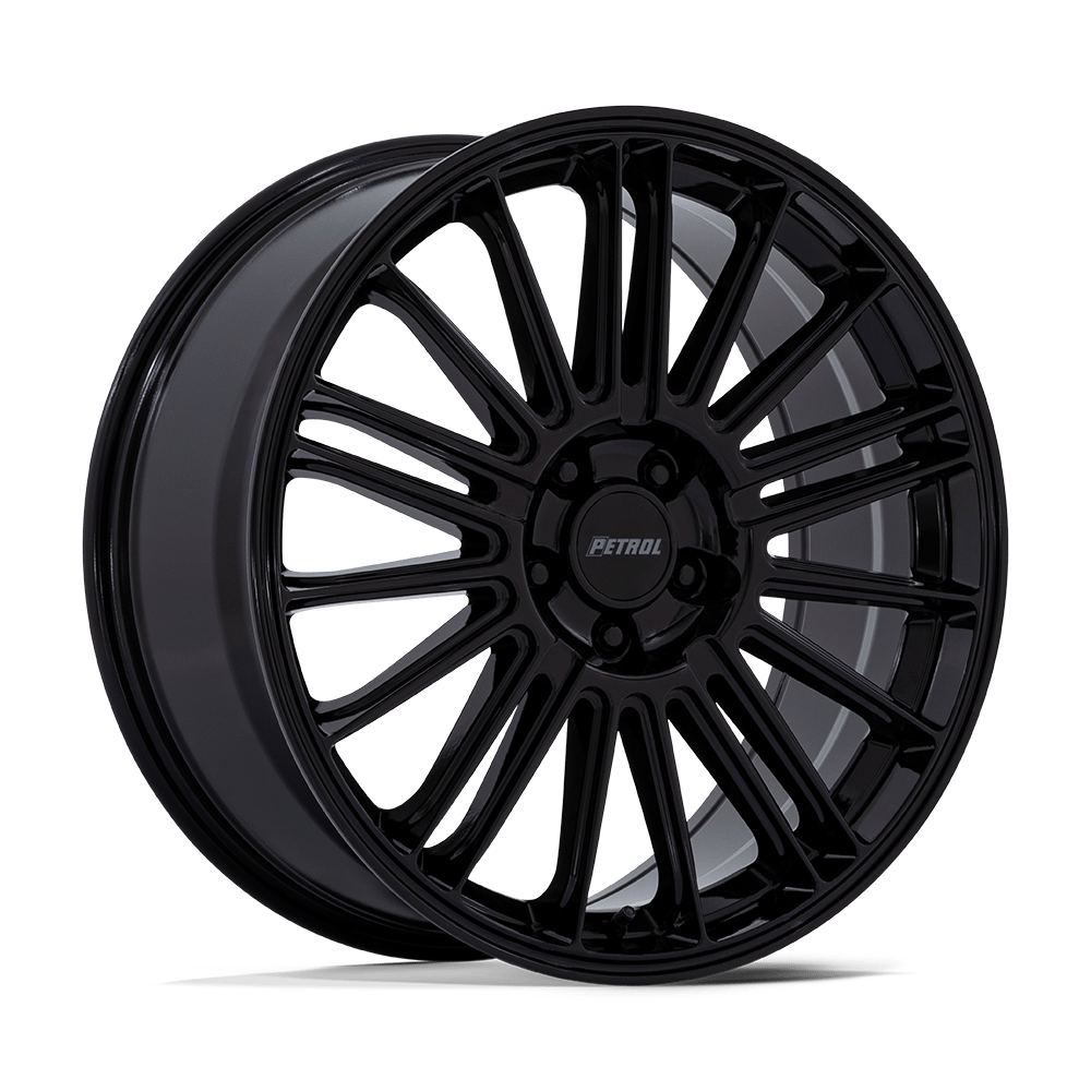 20x8.5 Petrol PE001 P1D Gloss Black Wheel 5x4.25 (40mm)