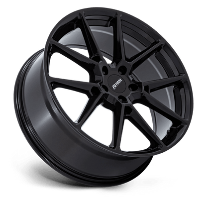 18x8 Petrol PE002 P1E Glossy Black Wheel 5x110 (40mm)