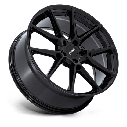 17x8 Petrol PE002 P1E Gloss Black Wheel 5x100 (35mm)