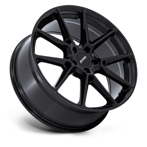 17x8 Petrol PE002 P1E Gloss Black Wheel 5x112 (40mm)