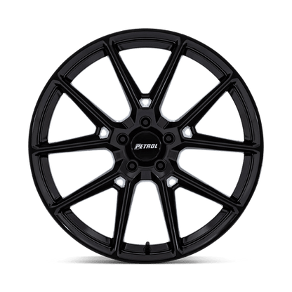 20x8.5 Petrol PE002 P1E Gloss Black Wheel 5x115 (40mm)