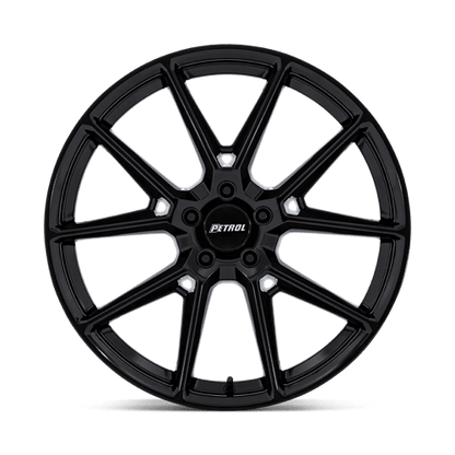 20x8.5 Petrol PE002 P1E Gloss Black Wheel 5x112 (40mm)