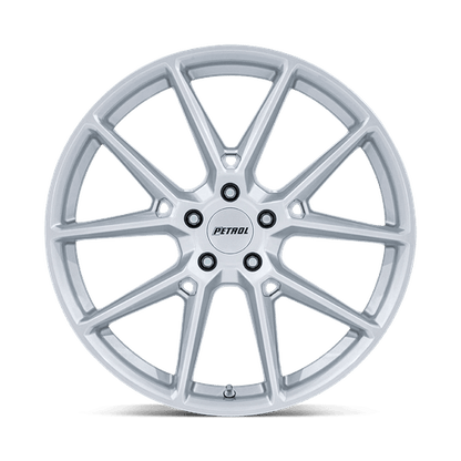 17x8 Petrol PE002 P1E Gloss Silver Wheel 5x100 (35mm)