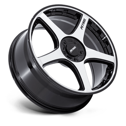 20x8.5 Petrol PE003 P2E Gloss Black W/ Machined Face Wheel Blank (35mm)