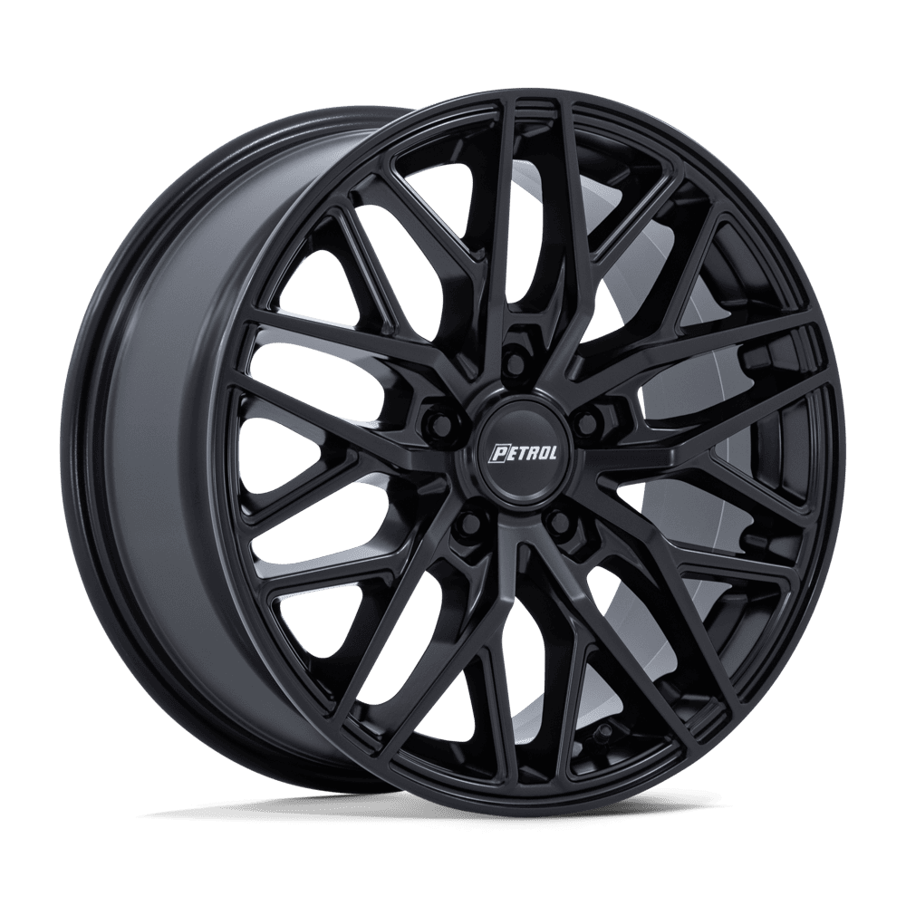 19x8.5 Petrol PE004 P3E Matte Black Wheel 5x4.5 (40mm)