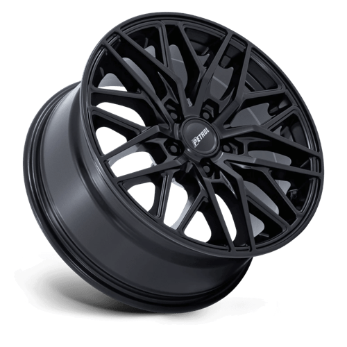 19x8.5 Petrol PE004 P3E Matte Black Wheel 5x4.5 (40mm)