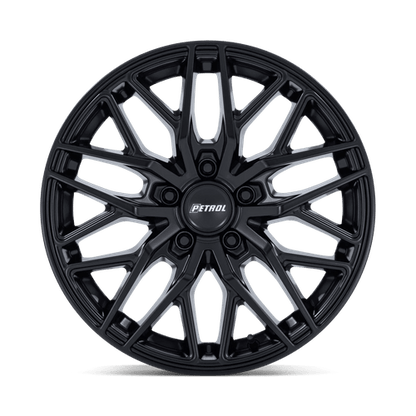 20x8.5 Petrol PE004 P3E Matte Black Wheel 5x115 (40mm)