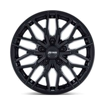 17x8 Petrol PE004 P3E Matte Black Wheel 5x112 (40mm)