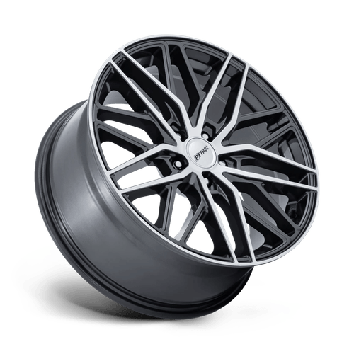 20x8.5 Petrol PE002 P1E Gloss Silver Wheel 5x115 (40mm)